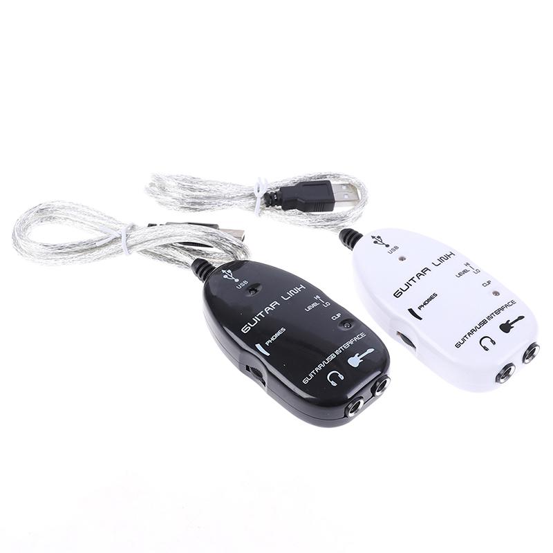 Guitar Cable Audio Usb Link Interface Adapter For Mac/Pc  Guitarra Players Gift