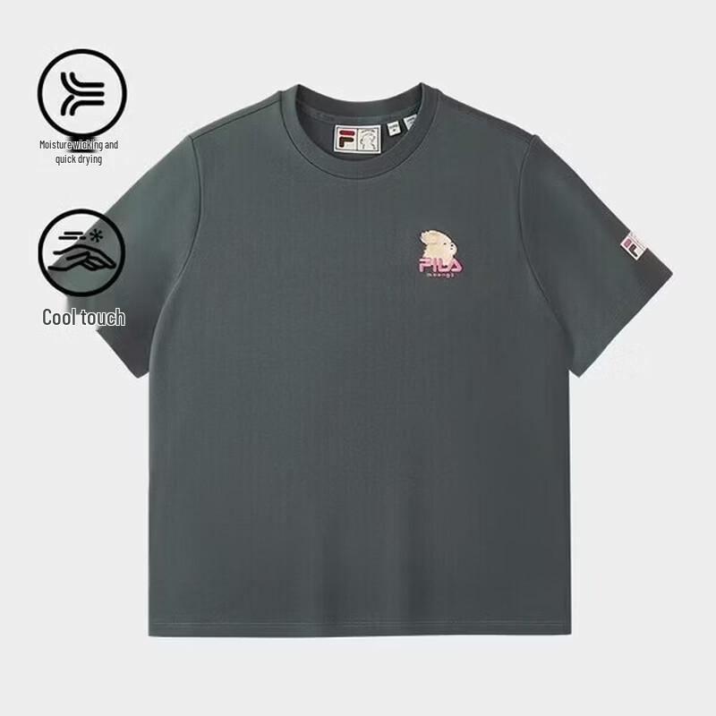FILA FUSION moonge Women s Quick-Dry Cooling Short Sleeve Tee L