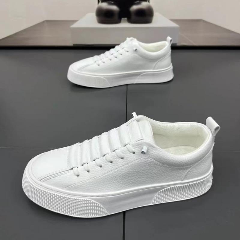 Fashion Men Sneakers Casual Shoes Men Flats Zapatillas Hombre Lightweight PU Leather Breathable Shoe Mens White Sports Tenis Shoes