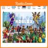 Roblox Boys' Game Birthday Party Decoration Banner 5x3 Ethylene Photography Backdrop Cloth
