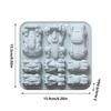 Silicone Car Mold Easy Release 9-cavity Non-stick Miniature Car Silicone Mold for Plaster Clay Epoxy Resin Soap Candle Chocolate