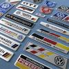 RUNTB1 1Pc 3D Metal Stickers Car Body Trunk Decal For VW Golf GTI Tiguan Jetta Transporter Passat T5 Polo Touran Scirocco Arteon T-ROC