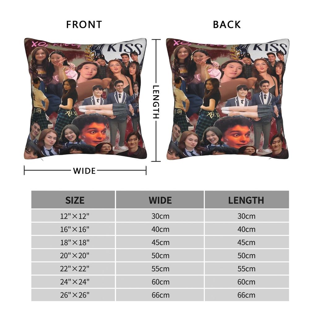 Pillow Case Tv Xo Kitty Kim Min Ho Square Pillow Cover For Couch Sofa Bedroom Novelty Pillowcases