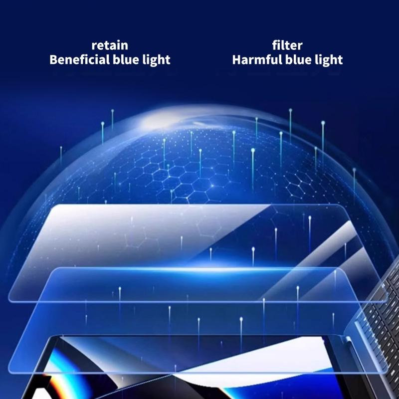 Pellicola Protettiva Sospesa Con Tecnologia Per La Cura Degli Occhi Blocca La Luce Blu Dannosa Per Accessori Schermo Computer
