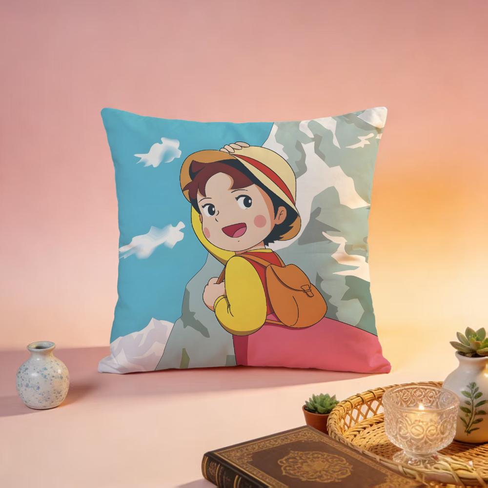 Trending HHeidi Girl of the Alpsed Cushion Cover Premium SkinFriendly Pillow Case MultiPurpose for Home Office Travel