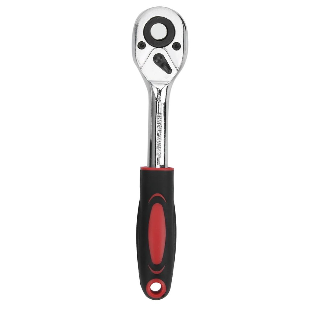 Fast Ratchet Wrench Set 24 Teeth Chromium Vanadium Steel Socket Wrench Garage Repairing Hand Tool1 4in