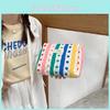 Soft Korean Cotton Makeup Bag Street Style Portable Toiletry Pouch Travel Bag
