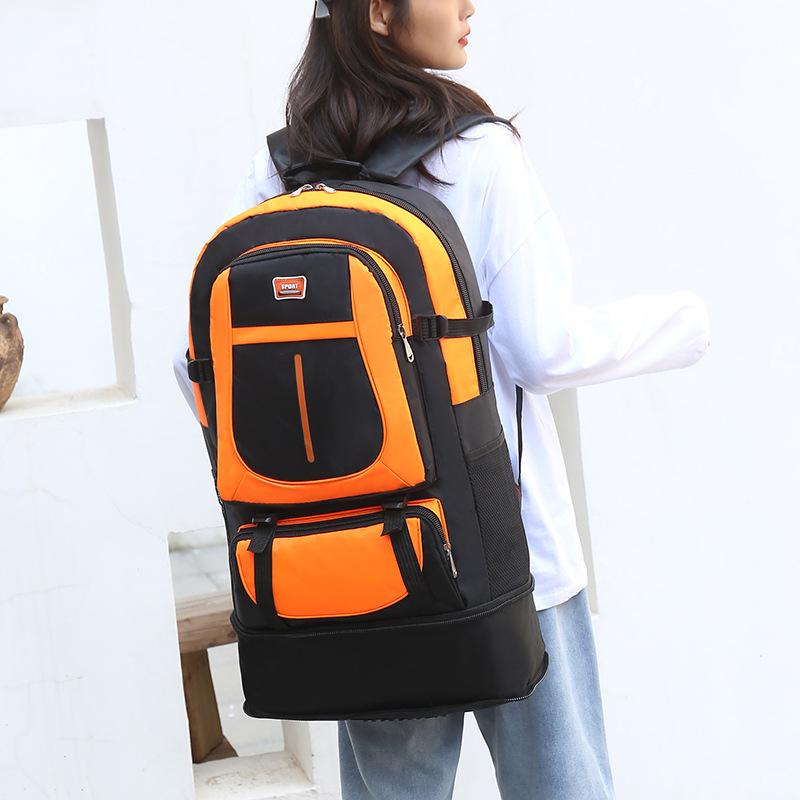 Large Capacity Backpack Men's Mountaineering Backpack Waterproof Travel Bag Lightweight Travel Backpack Women's Double-Shoulder Backpack