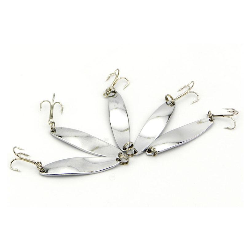 

HENGJIA 0,25 унции/2 дюйма рыболовные ложки наживка для щуки, окуня, форели, рыболовные снасти, крючок 20pc