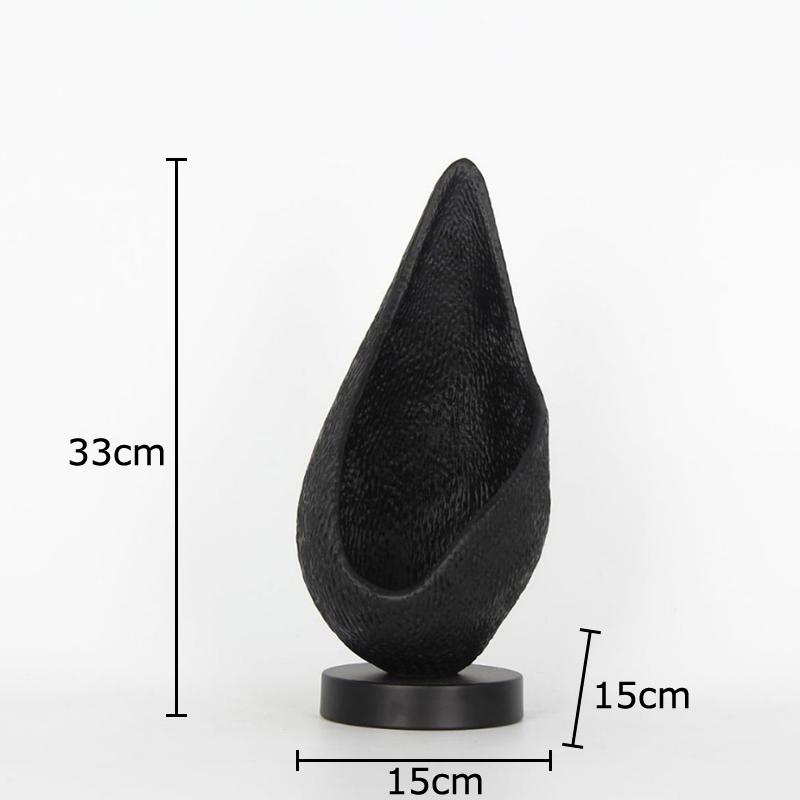 

Creative Droplet Shape Statue Abstract Crafts Desk Decoration Ornaments Hollow Droplet Resin Sculpture Room Aesthetic Decor