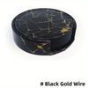 6Pcs/set Round Artificial Leather Coasters Marble Style Drink Coaster For Kinds Of Cup Home Bar Counter Kitchen Dining Table Decor