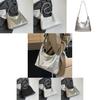 Stylish Silver Minimalist Large Capacity Tote Bag For Casual Everyday Use