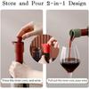 Wine Stopper Beverage Bottle Sealers 3 Pieces Silicone Wine Savers For Kitchen Outdoor Picnics Restaurants Wedding Planners