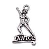 Dancing Boys Charms Girls Pendants For Dance Themed Jewelry Accessories Alloy