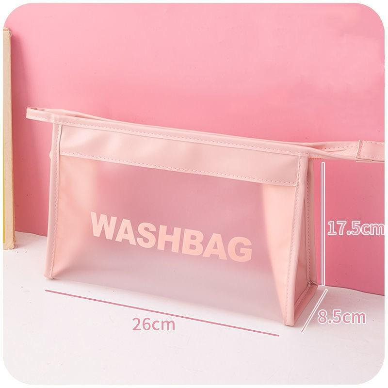 Travel Makeup Bag - High-End Waterproof, Multi-functional, Large Capacity, Transparent with Logo Print