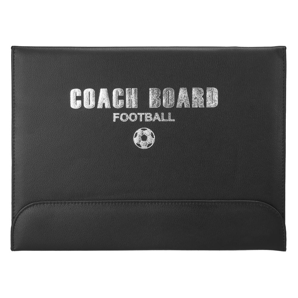 Foldable Football Soccer Magnetic Tactic Board Coaching Strategy Board with Marker Pieces and 2 In 1 Pen