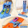 Large Inertia Track Truck Set | Foldable Track Storage | Launching Alloy Flying Car | Competition Game Boy Toy Gift