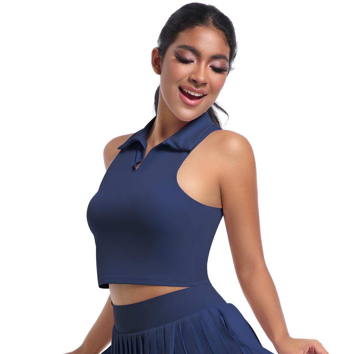 Повседневный жилет с лацканами для бега — фото 11