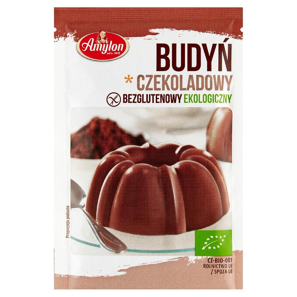 Chocolate-flavored Pudding, Gluten-free, Organic, 40 G - AMYLON