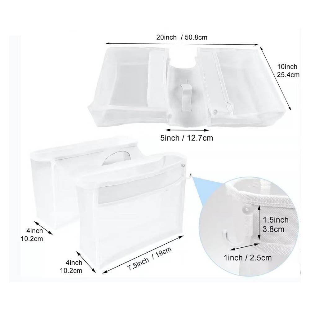 Multi-compartment Baby Bath Toy Storage Mesh Design Bath Plaything  Bag  Bathtub