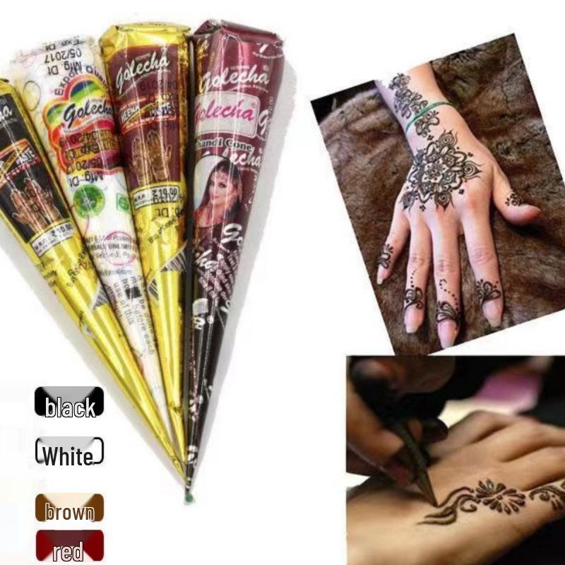 Golecha Semi-Concealing Waterproof Henna Freckle & Tattoo Paste