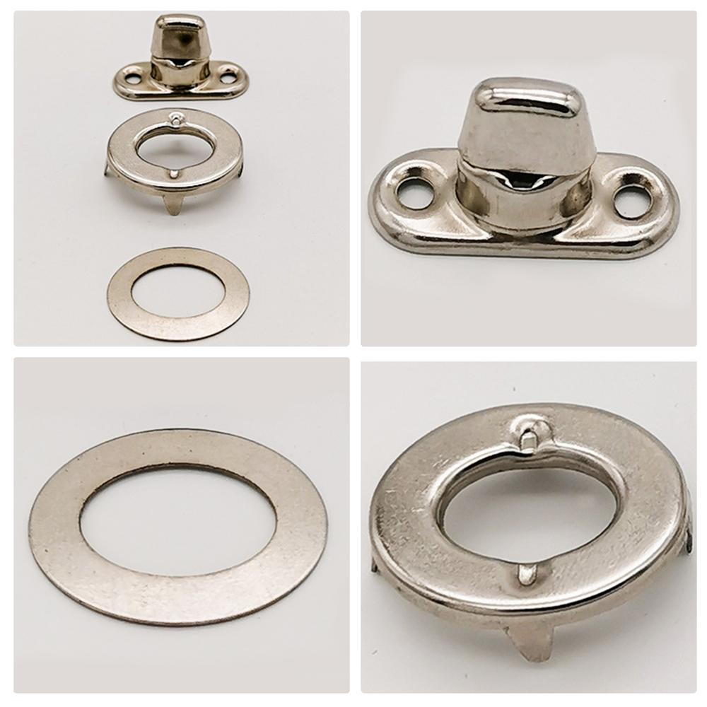 Zinc Alloy Pull Handle Knobs Oval Shape Cabinet Hardware Cloak Clasp Safe Easy To Install For Jewelry Boxes Bags Books Leather