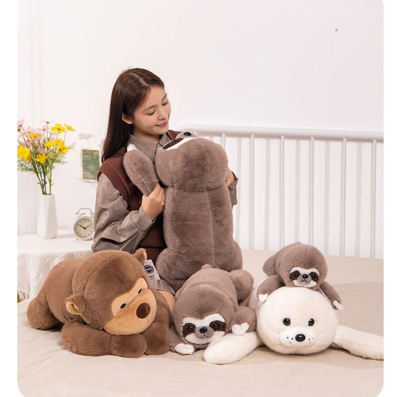 Monkey Seal Sloth Plush Toy Dolls Room Decoration Ornaments Child Gift Festivals