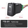 Universal Car Fog Light Switch for Toyota, Honda, Nissan, Renault, Mitsubishi, Isuzu, Hyundai - Button & Modification Compatible