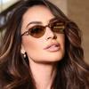 Fashion Polygonal Women Sunglasses  Vintage Brand Hexagonal Ladies Sun Glasses Shades Unique Metal Frame Punk Eyewear Men