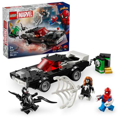 LEGO Marvel Örümcek Adam vs. Venom Kas Arabası Oyuncak Bloğu78İlkokul Öğrencileri Marvel Ürünleri Figürü 76309