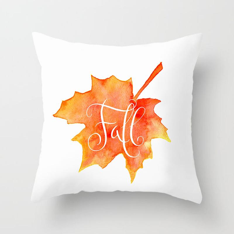 New Autumn Maple Leaf Pillowcase Home Sofa Cushion Pillowcase
