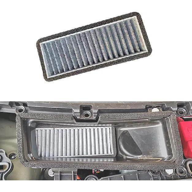 For Tesla Model 3 2021 2022 Car Intake Air Filter Melt Blown Fabric Flow Vent Cover Trim Dust Prevention Intake Cover