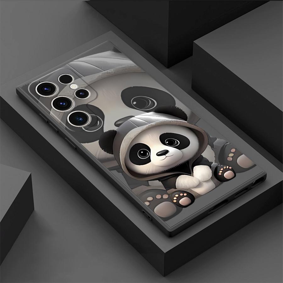 

Милий чохол для телефону з пандою для Samsung Galaxy S22 Plus S21 5G S21 FE S24 S25 Ultra S20 S23 Ultra S22 Ultra for Galaxy S23 Ultra