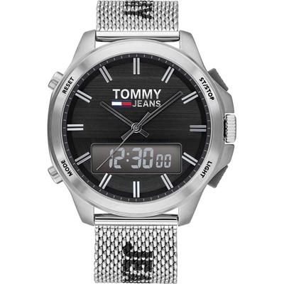 Historical Collection Black Dial Silver Metal Men's Quartz Watch 1791765
