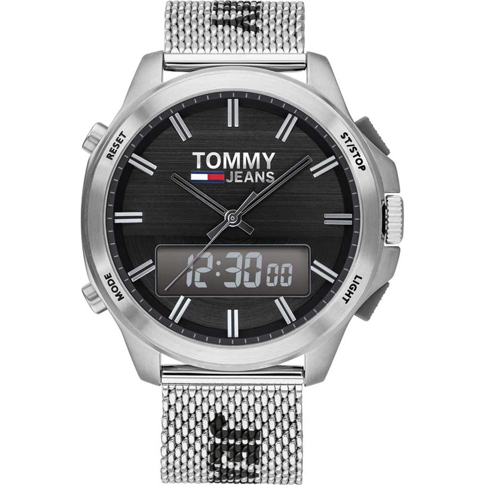 

Tommy Hilfiger Historical Collection Black Dial Silver Metal Men s Quartz Watch 1791765 чёрный