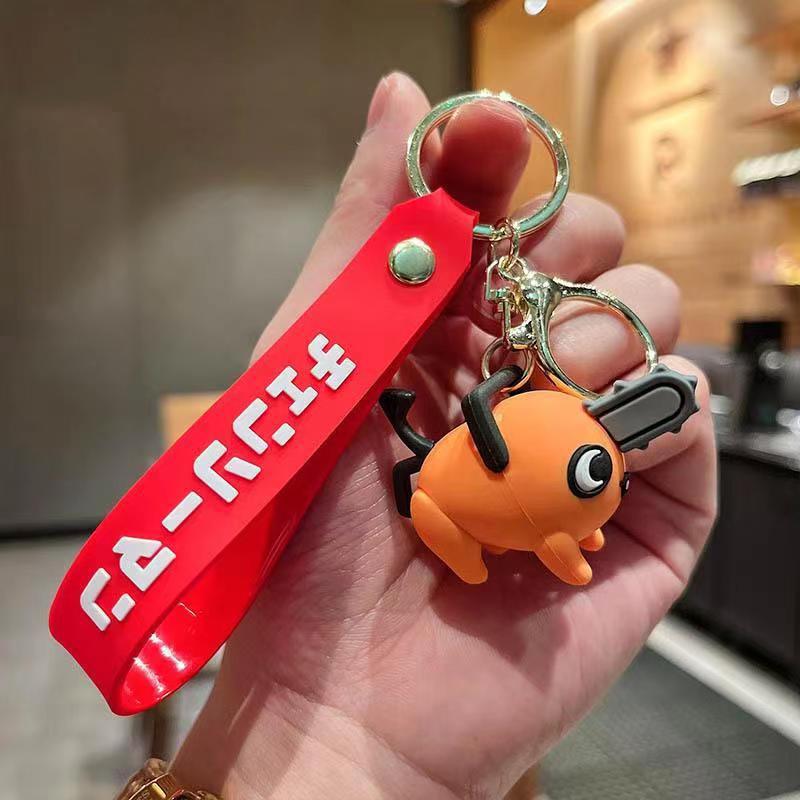 

Anime Character Collectibles Series Chainsaw man Hanam keychain Doll Keyrings for Bag Pendant Key Holder Children s Birthday Gif