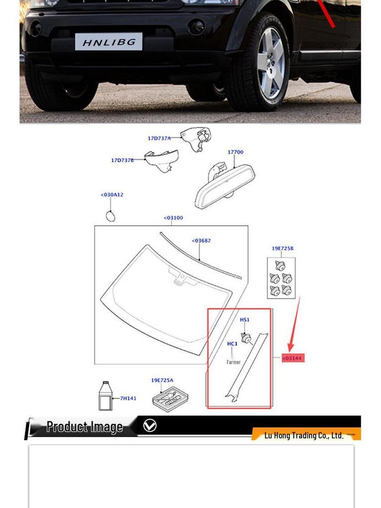 Passend für Land Rover Discovery 4. (2010-2016) A-Säulenverkleidung LR046851 LR046853