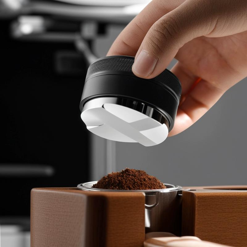 Coffee Tamper 51/53/58mm Aluminum Alloy Four-paddle Coffee Tamper Portable Coffee Machine