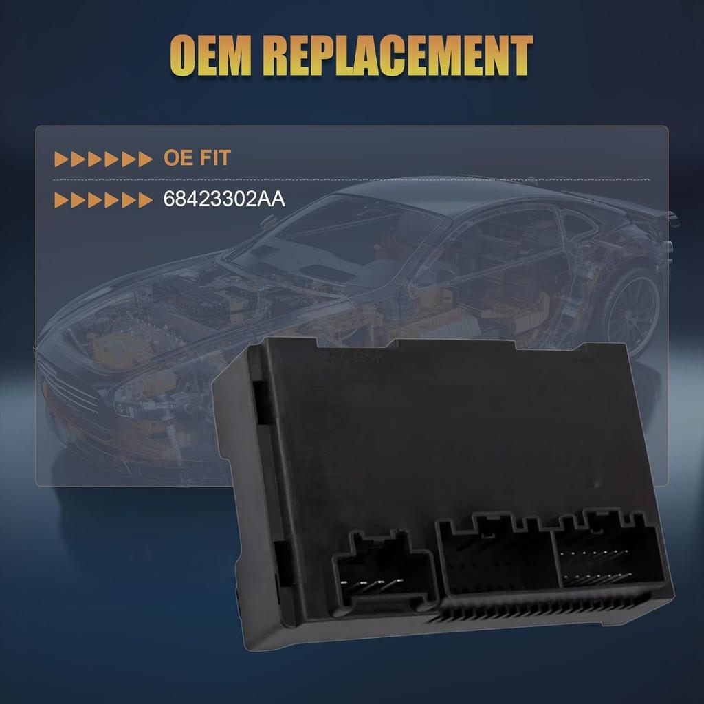 Transfer Case Control Module Compatible with 2019-2020 Jeep Grand Cherokee Dodge Durango Replace #OE 68423302AA with 8 Speed Automatic Transmission