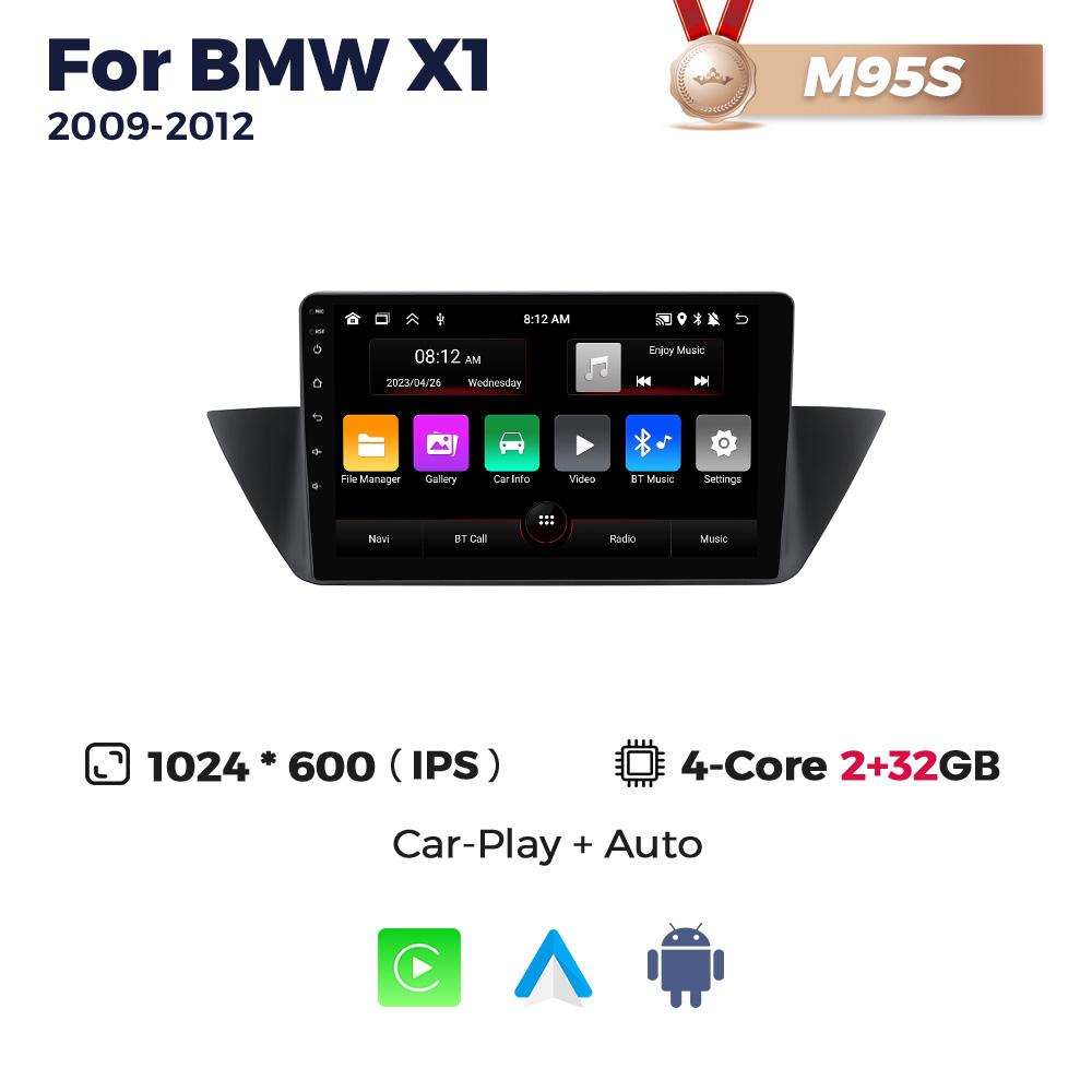 Navifly Android Intelligent Systems Car Radio Multimedia Video Player For BMW X1 E84 2009-2012 BT Carplay Auto GPS 2Din Stereo