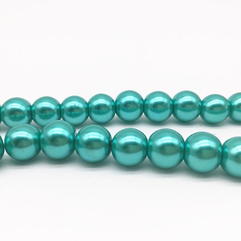 NEW 4/6/8/10mm Round Beads Loose Glass Pearl Spacer Charm Beads for Jewelry Making Diy Handmade Bracelet Accessories