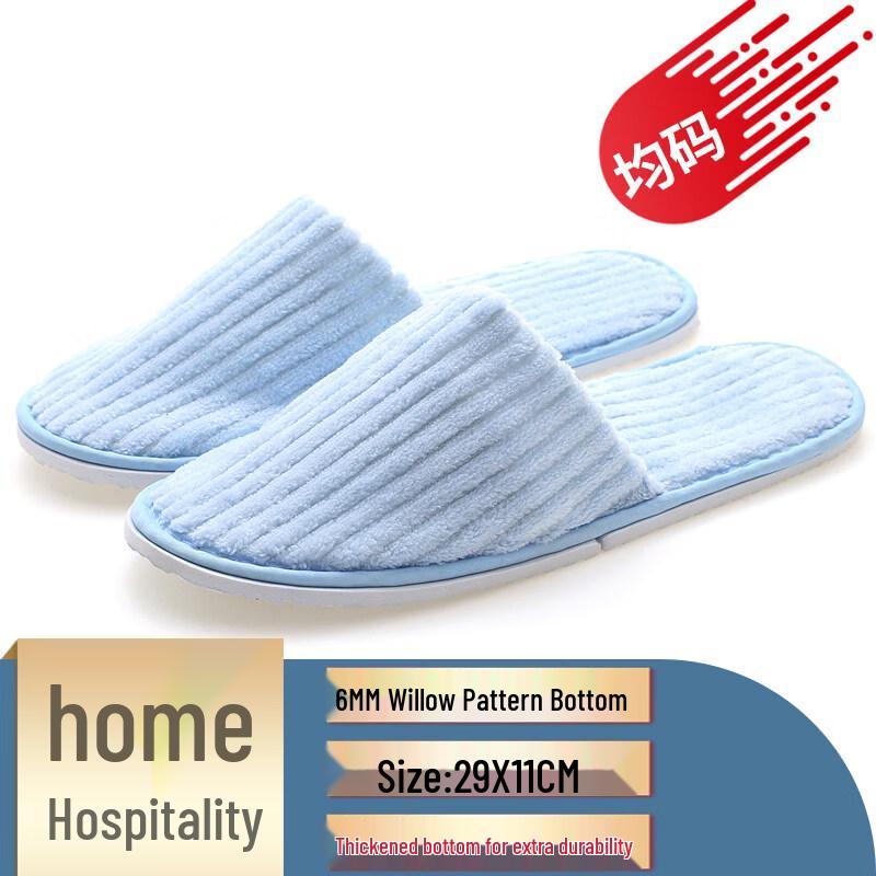 Kashicong Disposable Coral Fleece Slippers