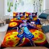 Cartoon/Anime Son Goku Dragon Ball Themed Printed Bedding Set: This Soft and Comfortable Set Includes a Duvet Cover and Pillowca