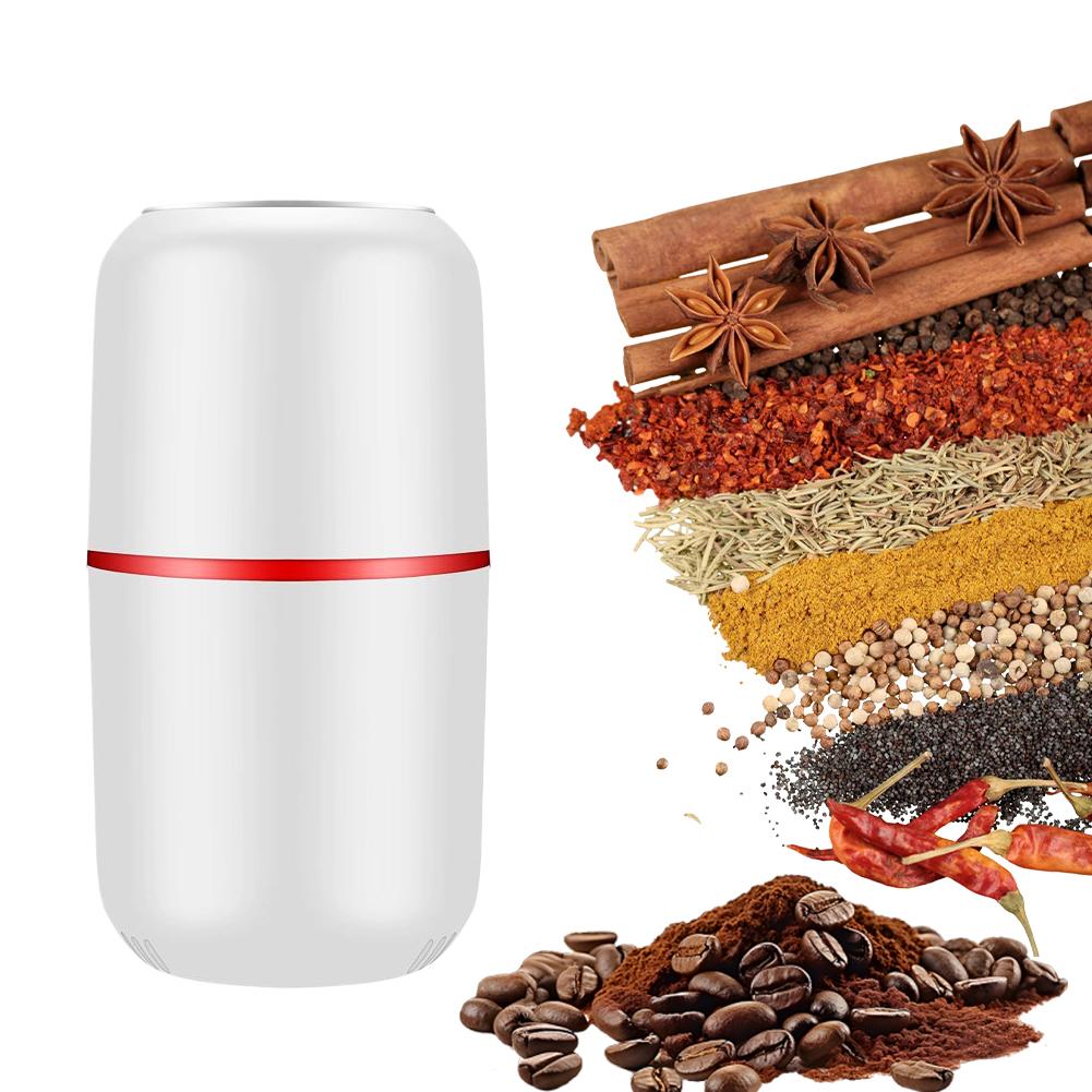 80g Electric Coffee Grinder 200W Powerful Dried Spice Mill Multifunctional Grinder for Coffee Beans Nuts Seeds Grain
