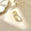 Luxurious Gold-Plated Marquise Zircon Ring for Women - Elegant, Fashionable, Unique Design
