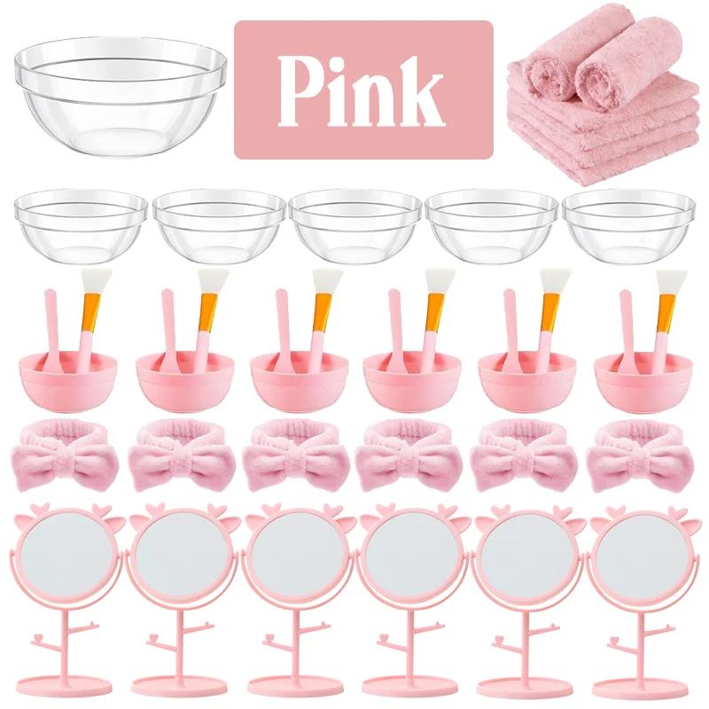 6/8/10/12/14/16Sets Spa Party Supplies for Girls Birthday Party DIY Kids Birthday Party Supplies Favors Sleepover Pyjama Party