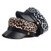 New Han-Style Leopard-Print Trendy Baseball Cap For Children, Suitable For Autumn And Winter, Retro Flat-Top Hat