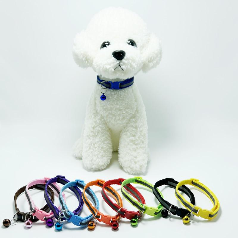 Reflective Pet Collar with Bell - Cat and Kitten Necklace