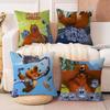 Grizzy and the Lemmings Cushion Cover 30x50 Polyester Sofa Cushions Decorative Throw Pillows Home Decoration Pillowcover