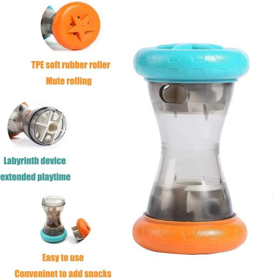 Interactive Dog Toy Slow Feeding Mental Stimulation Promote Healthy Digestion Extended Playtime Food-dispensing Dog Toy